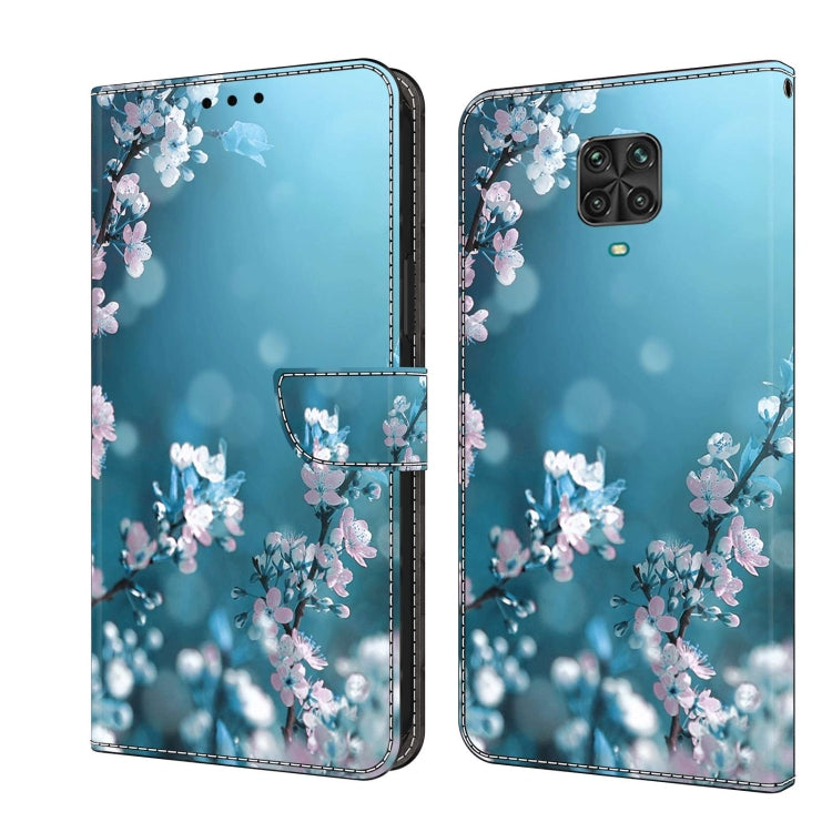 Custodia per telefono in pelle protettiva antiurto Crystal 3D, For Xiaomi Redmi Note 9 Pro