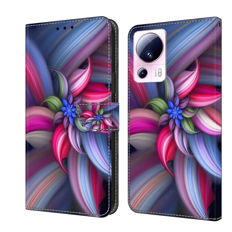 Custodia portafoglio in pelle TPU per Xiaomi 13 Lite