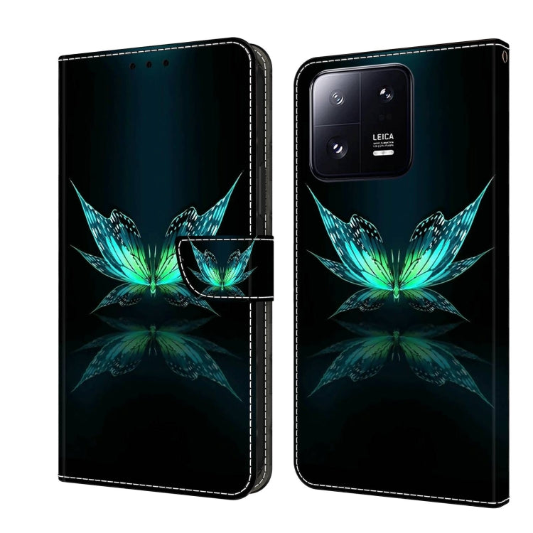 Custodia per telefono in pelle protettiva antiurto Crystal 3D, For Xiaomi 13 Pro