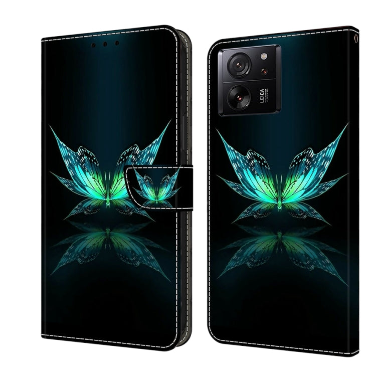 Custodia per telefono in pelle protettiva antiurto Crystal 3D, For Xiaomi 13T Pro