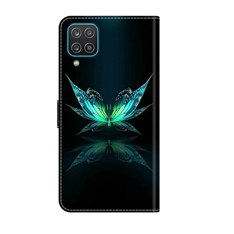 Custodia per telefono in pelle protettiva antiurto Crystal 3D, For Samsung Galaxy A12 4G / 5G