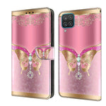 Custodia portafoglio in pelle per Samsung Galaxy A12