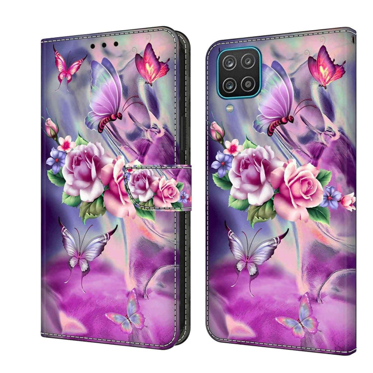 Custodia per telefono in pelle protettiva antiurto Crystal 3D, For Samsung Galaxy A12 4G / 5G