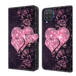 Custodia portafoglio in pelle per Samsung Galaxy A12