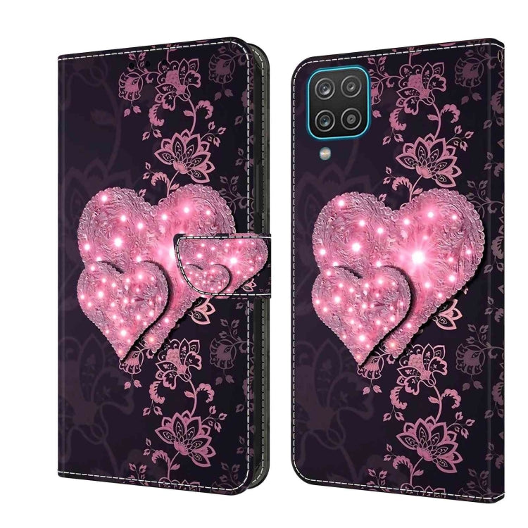 Custodia per telefono in pelle protettiva antiurto Crystal 3D, For Samsung Galaxy A12 4G / 5G