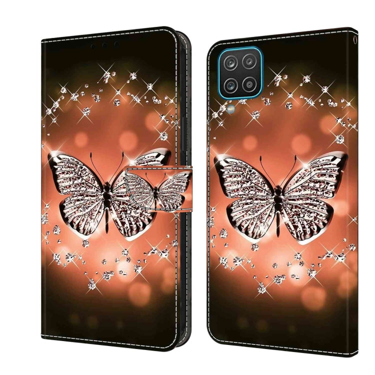 Custodia per telefono in pelle protettiva antiurto Crystal 3D, For Samsung Galaxy A12 4G / 5G