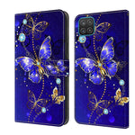 Custodia portafoglio in pelle per Samsung Galaxy A12