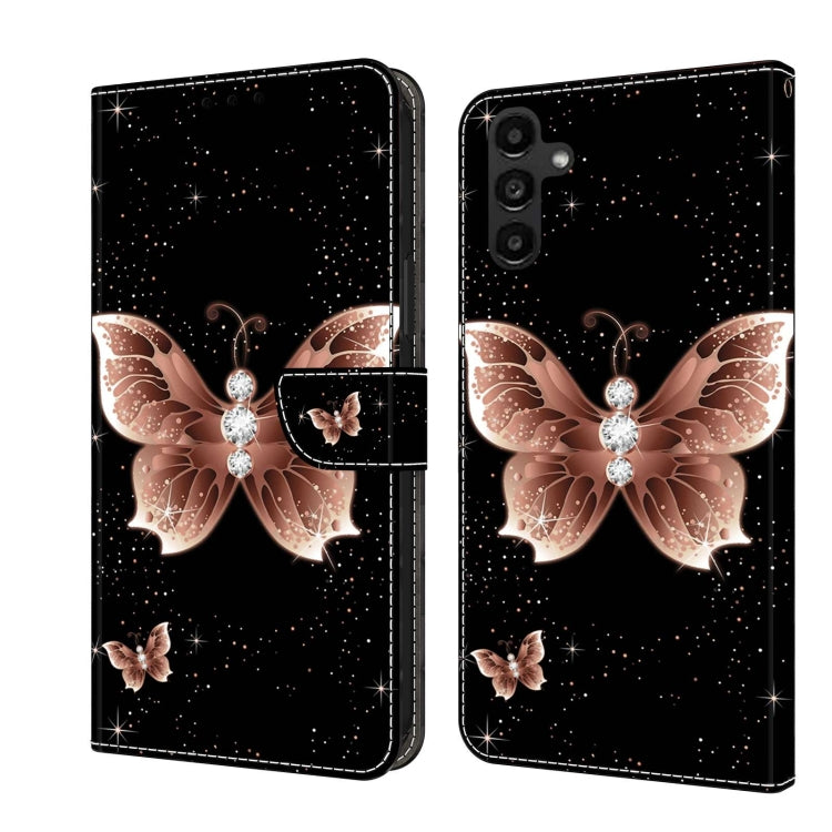 Custodia per telefono in pelle protettiva antiurto Crystal 3D, For Samsung Galaxy A14 4G / 5G