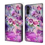 Custodia portafoglio in pelle per Samsung Galaxy A14 4G e 5G