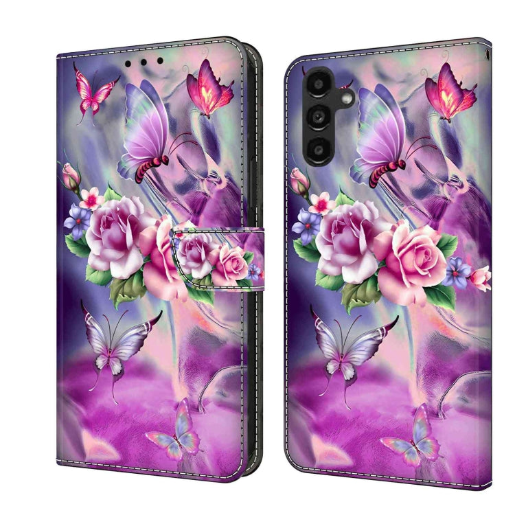 Custodia per telefono in pelle protettiva antiurto Crystal 3D, For Samsung Galaxy A14 4G / 5G
