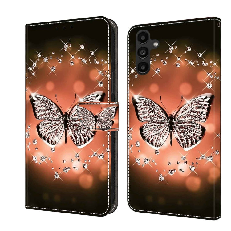 Custodia per telefono in pelle protettiva antiurto Crystal 3D, For Samsung Galaxy A14 4G / 5G