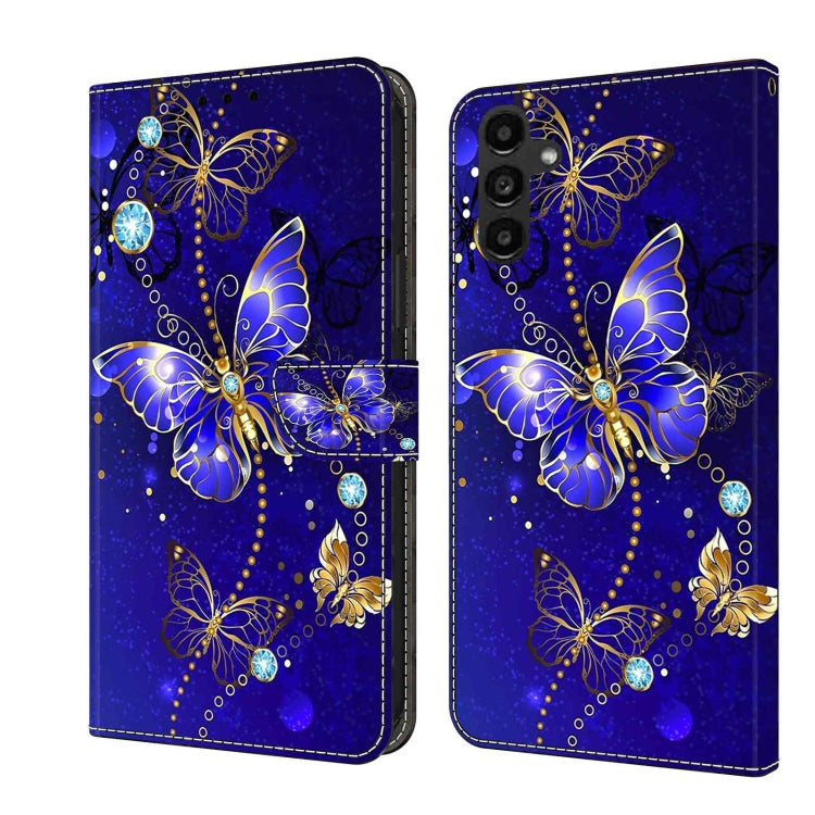 Custodia per telefono in pelle protettiva antiurto Crystal 3D, For Samsung Galaxy A14 4G / 5G