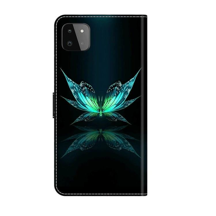 Custodia per telefono in pelle protettiva antiurto Crystal 3D, For Samsung Galaxy A22 5G