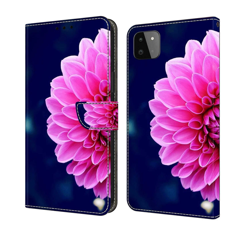 Custodia per telefono in pelle protettiva antiurto Crystal 3D, For Samsung Galaxy A22 5G