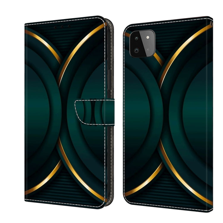 Custodia per telefono in pelle protettiva antiurto Crystal 3D, For Samsung Galaxy A22 5G