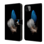 Custodia portafoglio in pelle per Samsung Galaxy A22 5G