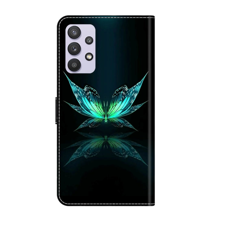 Custodia per telefono in pelle protettiva antiurto Crystal 3D, For Samsung Galaxy A32 5G