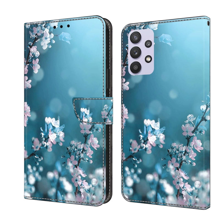 Custodia per telefono in pelle protettiva antiurto Crystal 3D, For Samsung Galaxy A32 5G