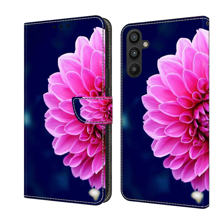 Custodia per telefono in pelle protettiva antiurto Crystal 3D, For Samsung Galaxy A34 5G