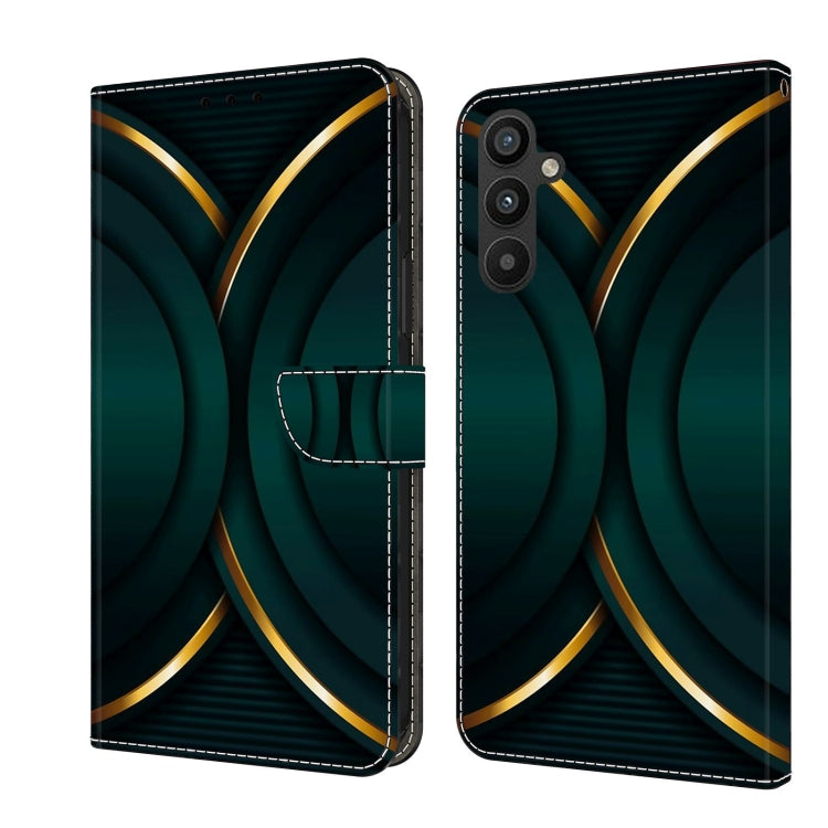 Custodia per telefono in pelle protettiva antiurto Crystal 3D, For Samsung Galaxy A34 5G