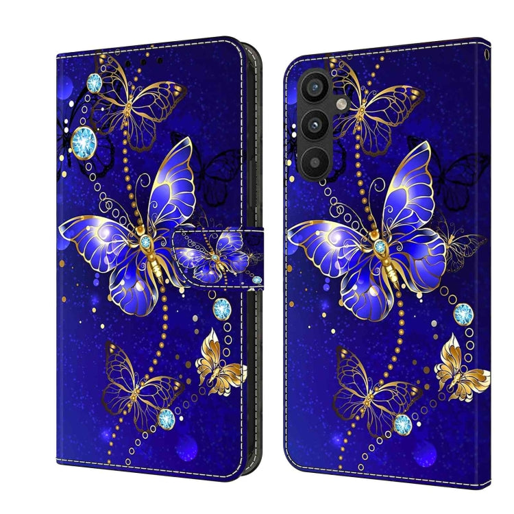 Custodia per telefono in pelle protettiva antiurto Crystal 3D, For Samsung Galaxy A34 5G