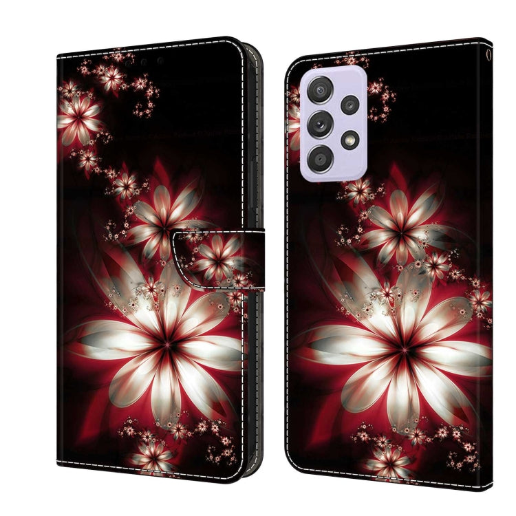 Custodia per telefono in pelle protettiva antiurto Crystal 3D, For Samsung Galaxy A52 / A52s 5G