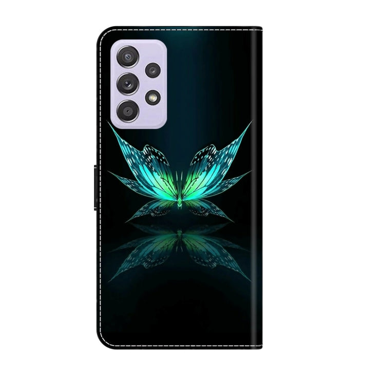 Custodia per telefono in pelle protettiva antiurto Crystal 3D, For Samsung Galaxy A53