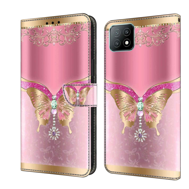 Custodia per telefono in pelle protettiva antiurto Crystal 3D, For Samsung Galaxy A53