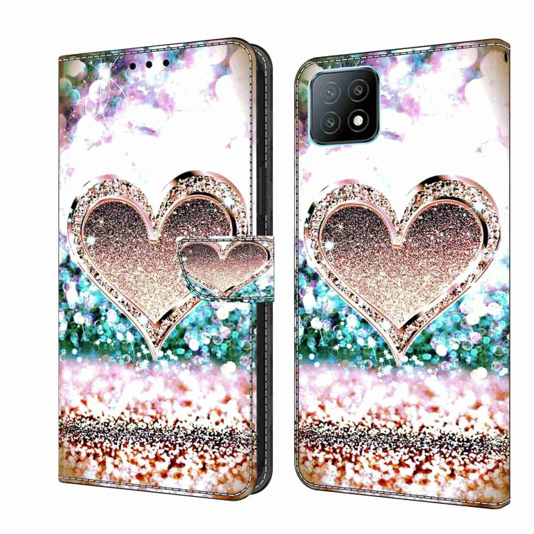 Custodia per telefono in pelle protettiva antiurto Crystal 3D, For Samsung Galaxy A53