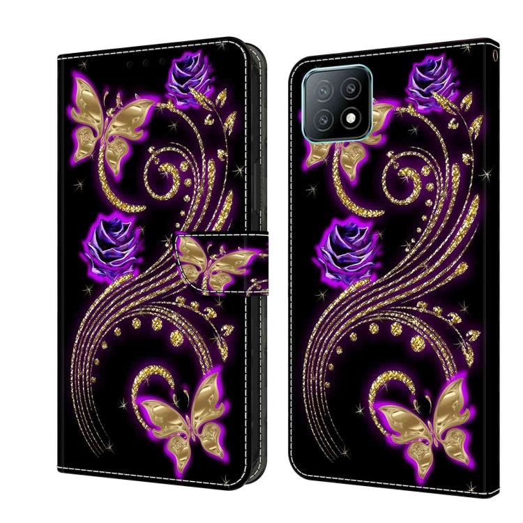 Custodia per telefono in pelle protettiva antiurto Crystal 3D, For Samsung Galaxy A53