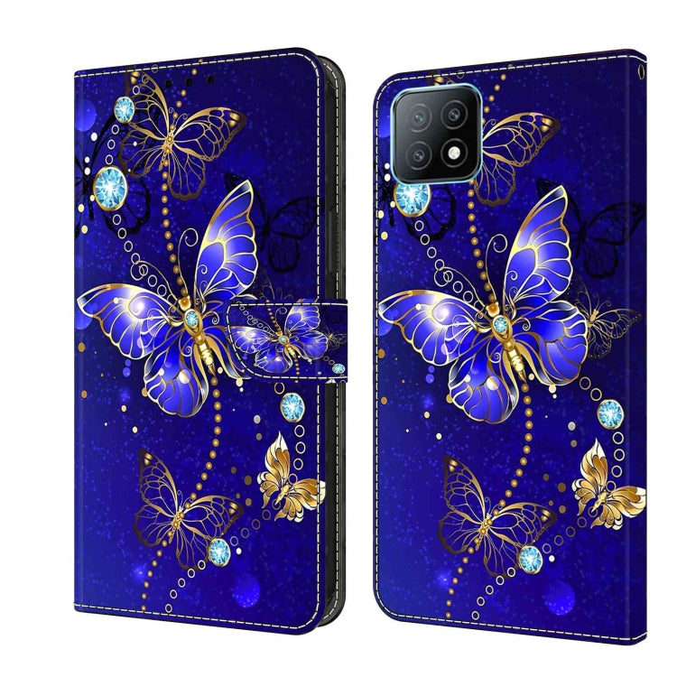 Custodia per telefono in pelle protettiva antiurto Crystal 3D, For Samsung Galaxy A53