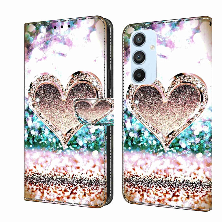 Custodia per telefono in pelle protettiva antiurto Crystal 3D, For Samsung Galaxy A54 5G