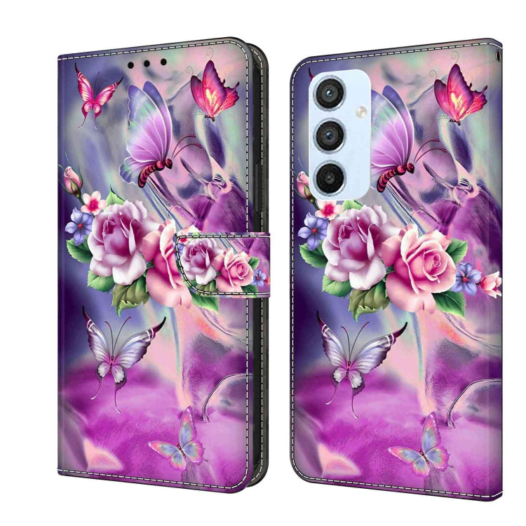 Custodia per telefono in pelle protettiva antiurto Crystal 3D, For Samsung Galaxy A54 5G