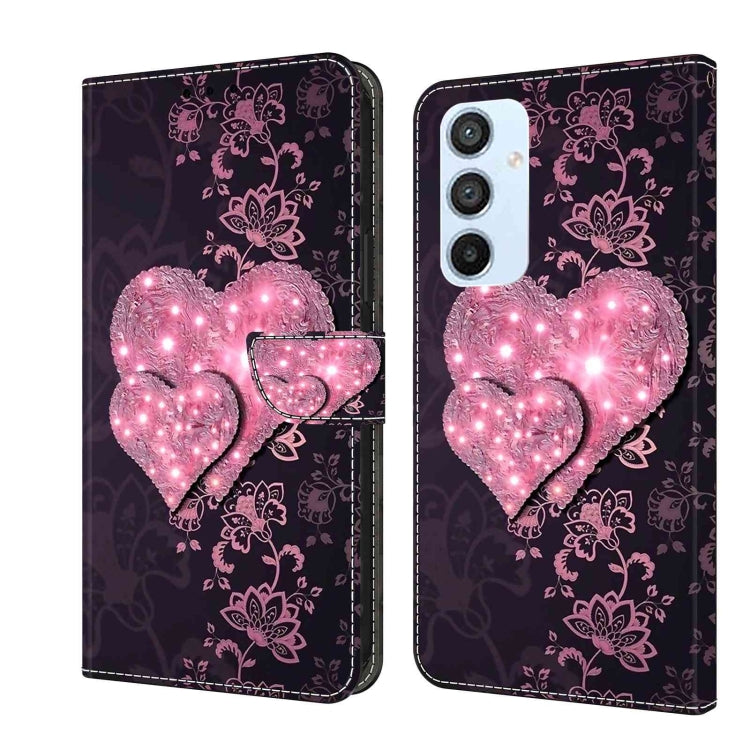 Custodia per telefono in pelle protettiva antiurto Crystal 3D, For Samsung Galaxy A54 5G