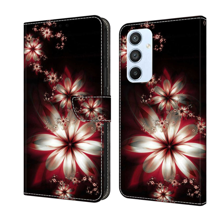 Custodia per telefono in pelle protettiva antiurto Crystal 3D, For Samsung Galaxy A54 5G