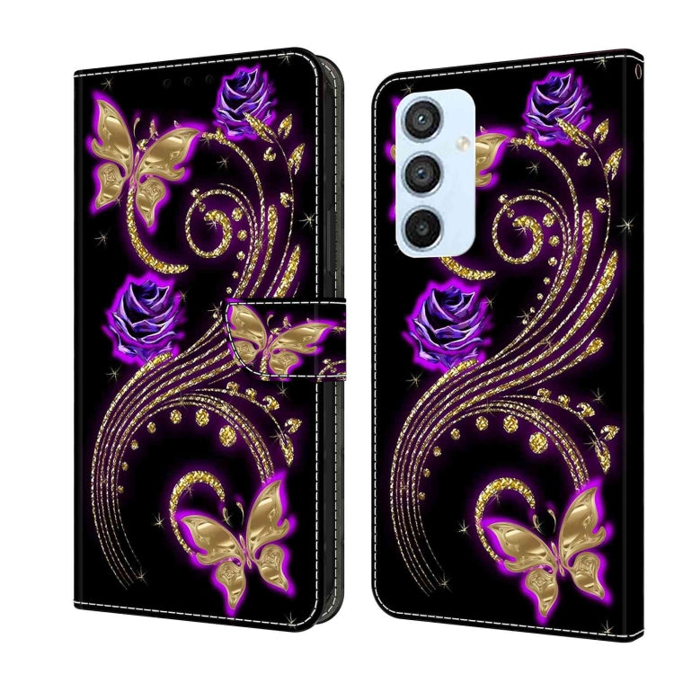 Custodia per telefono in pelle protettiva antiurto Crystal 3D, For Samsung Galaxy A54 5G