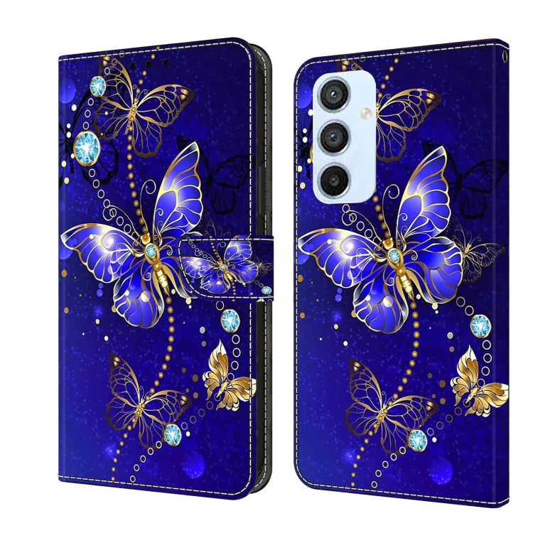 Custodia per telefono in pelle protettiva antiurto Crystal 3D, For Samsung Galaxy A54 5G