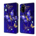 Custodia portafoglio in pelle per Samsung Galaxy S20 FE