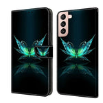 Custodia portafoglio in pelle TPU per Samsung Galaxy S21