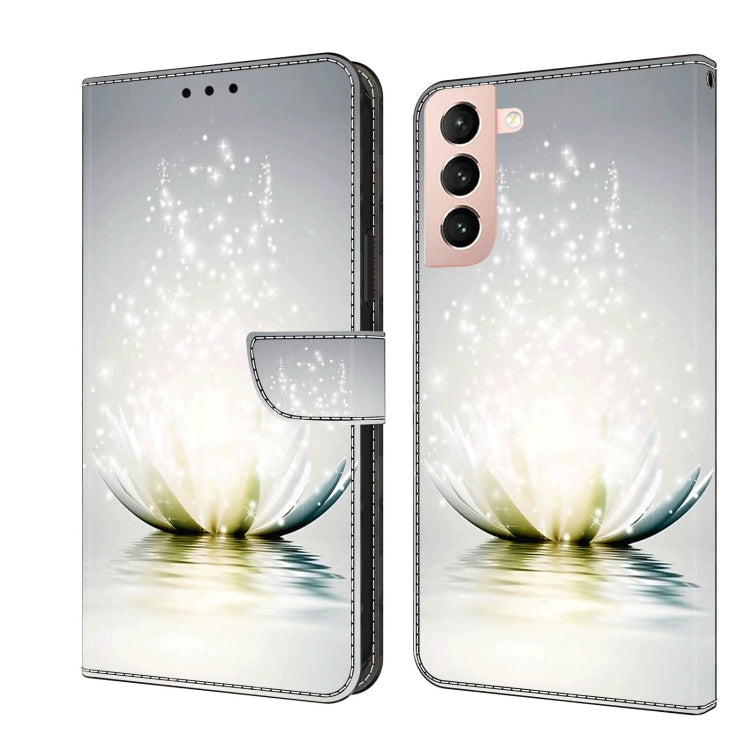 Custodia per telefono in pelle protettiva antiurto Crystal 3D, For Samsung Galaxy S21