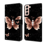 Custodia portafoglio in pelle TPU per Samsung Galaxy S21
