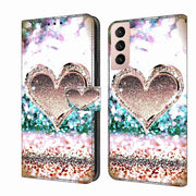 Custodia portafoglio in pelle TPU per Samsung Galaxy S21