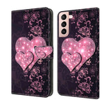 Custodia portafoglio in pelle TPU per Samsung Galaxy S21