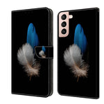 Custodia portafoglio in pelle TPU per Samsung Galaxy S21