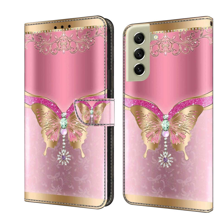 Custodia per telefono in pelle protettiva antiurto Crystal 3D, For Samsung Galaxy S21 FE 5G