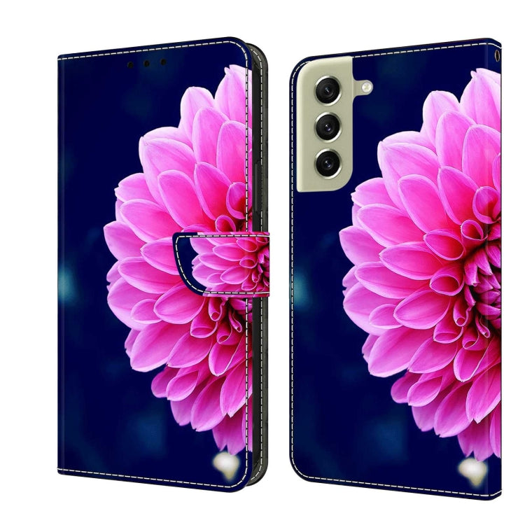 Custodia per telefono in pelle protettiva antiurto Crystal 3D, For Samsung Galaxy S21 FE 5G