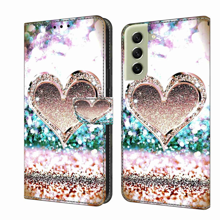 Custodia per telefono in pelle protettiva antiurto Crystal 3D, For Samsung Galaxy S21 FE 5G