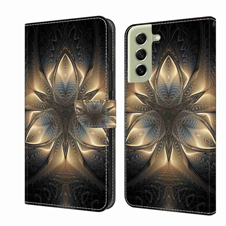 Custodia per telefono in pelle protettiva antiurto Crystal 3D, For Samsung Galaxy S21 FE 5G