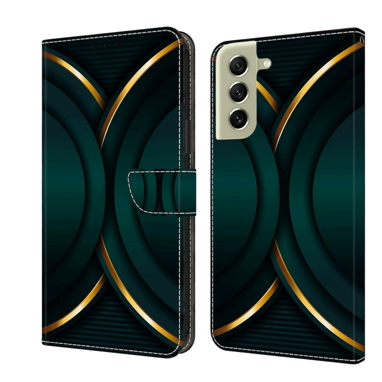 Custodia per telefono in pelle protettiva antiurto Crystal 3D, For Samsung Galaxy S21 FE 5G