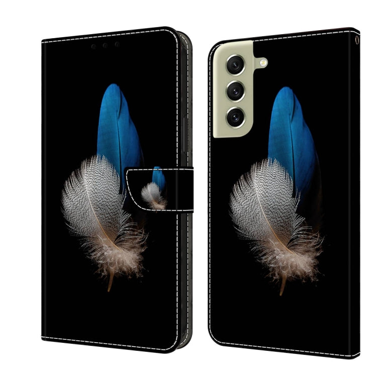 Custodia per telefono in pelle protettiva antiurto Crystal 3D, For Samsung Galaxy S21 FE 5G